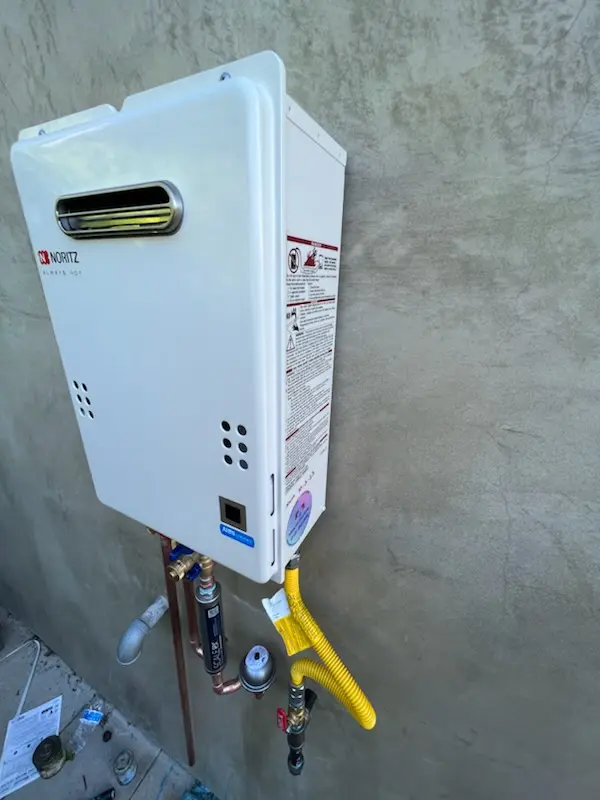 Tankless water heater installation for Florence homes